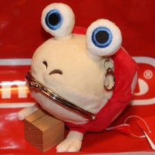 PIKMIN Red Bulborb Plush Purse with a Clasp Nintendo Tokyo Osaka Store Keychain