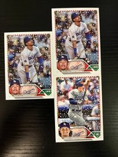 rookie card TOPPS holiday 2023 RC James Outman Miguel Vargas