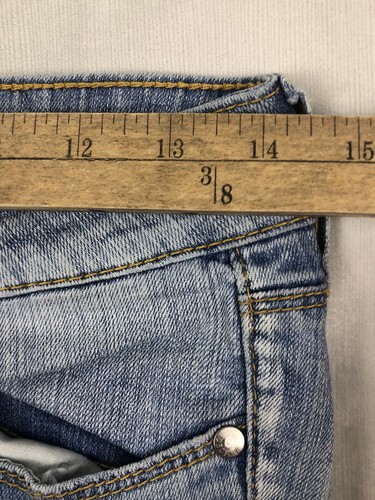 DECREE JUNIOREN GRÖSSE 1 SUPER SKINNY BLAU DISTRESSED JEANS - Bild 5 von 8