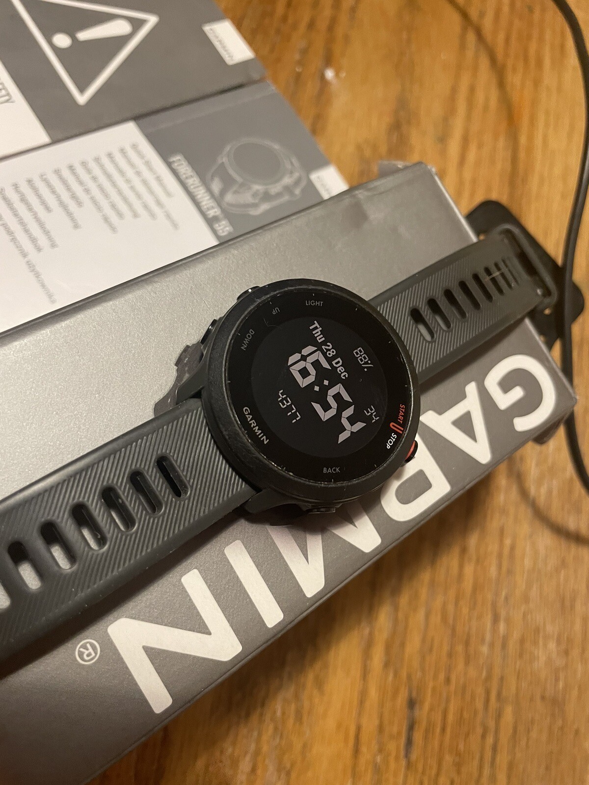 Garmin Forerunner 55 GPS Running and Fitness Smartwatch (Black) eBay