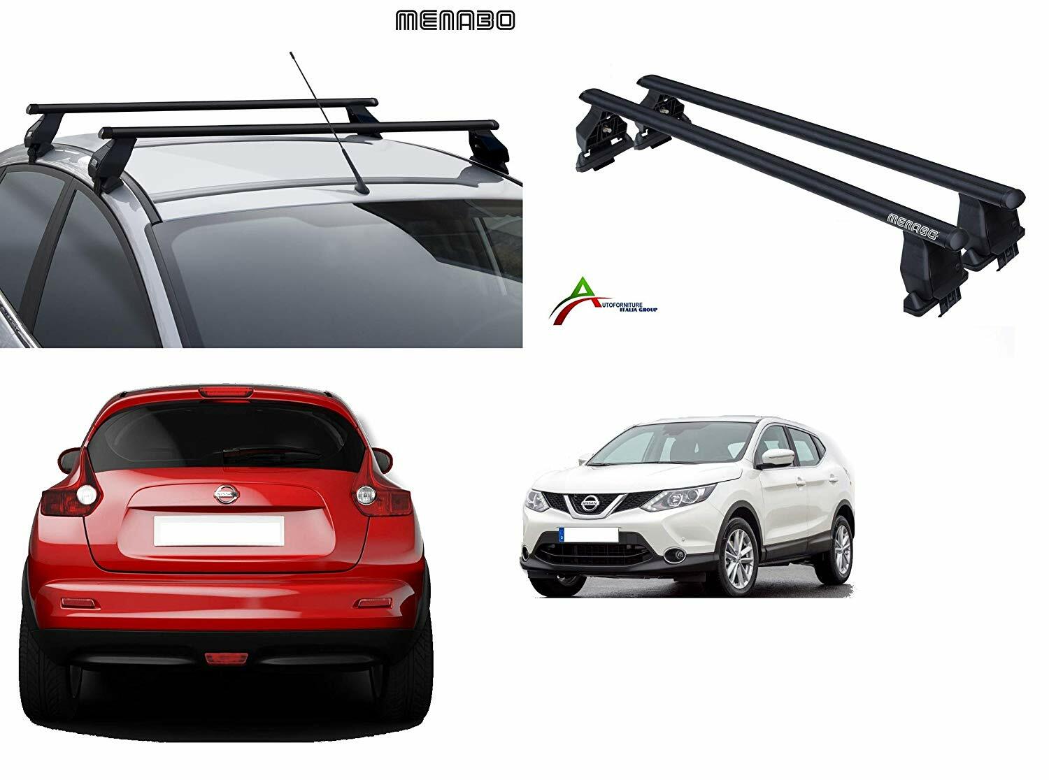 BARRE PORTATUTTO PORTAPACCHI DA TETTO SENZA RAILING + KIT SPECIFICO PER AUTO