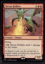 Shivan Hellkite 139 Rare Non Foil AFC Forgotten Realms Magic TCG NM