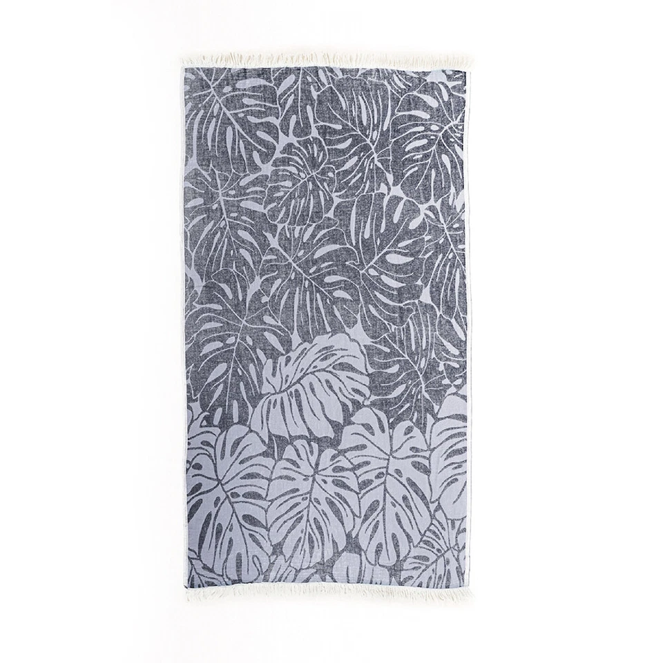 Hencely 100% Cotton Turkish Beach Towel 37"x73" – Quick Dry, Sand Free, Soft - Image 4 of 4