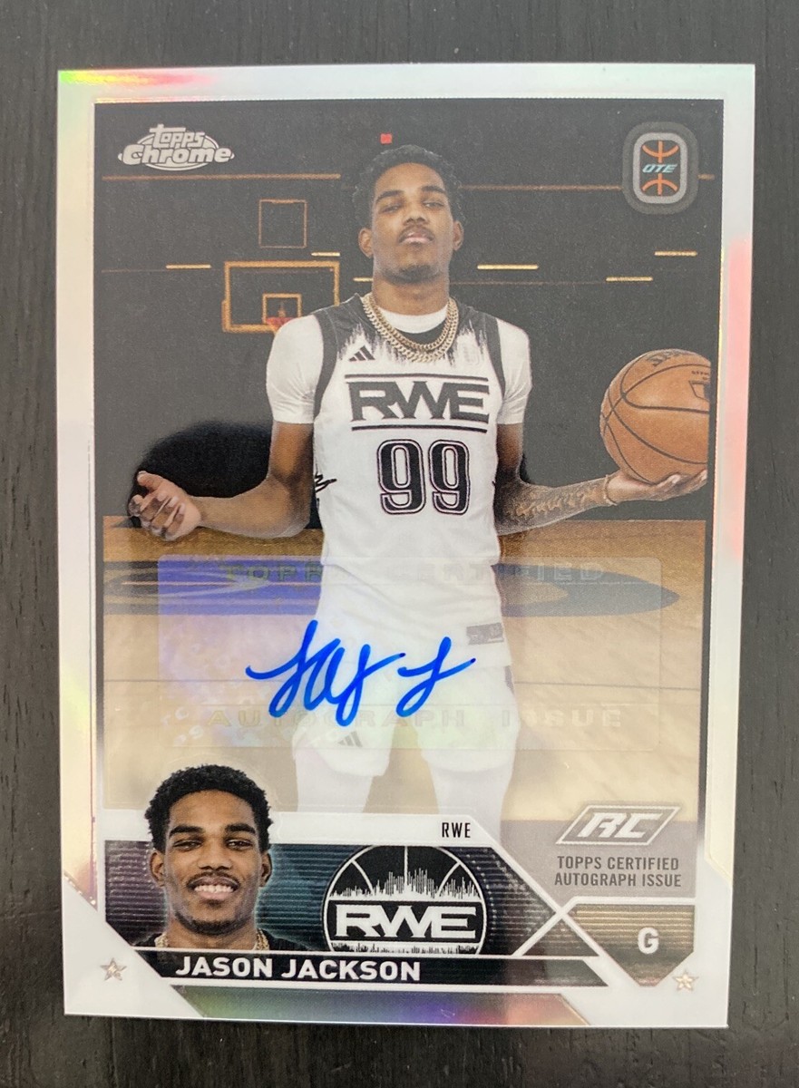 2024 TOPPS CHROME OTE JASON JACKSON RC AUTO REFRACTOR AUTOGRAPH A
