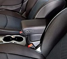 BRACCIOLO PREMIUM Fiat 500X nero con logo ricamato colore argento - ad incastro!