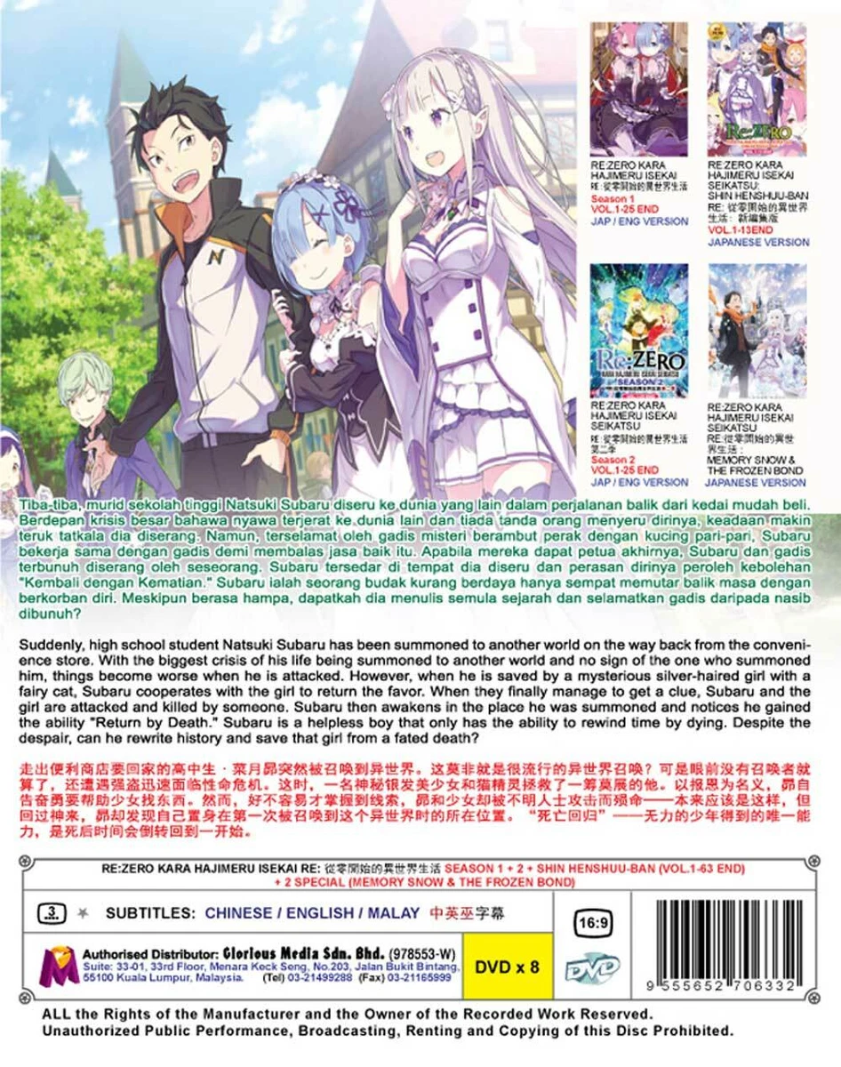 Re:ZERO - Starting Life in Another World (kara Hajimeru Isekai