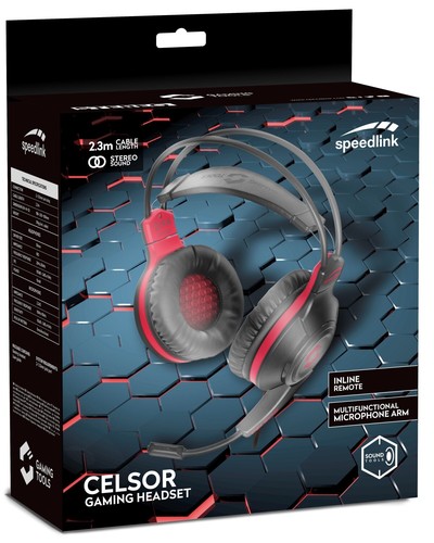 Speedlink CELSOR Gaming Headset Gamer Kopfhörer Mikrofon Chat 3,5mm PC Notebook - Bild 8 von 8