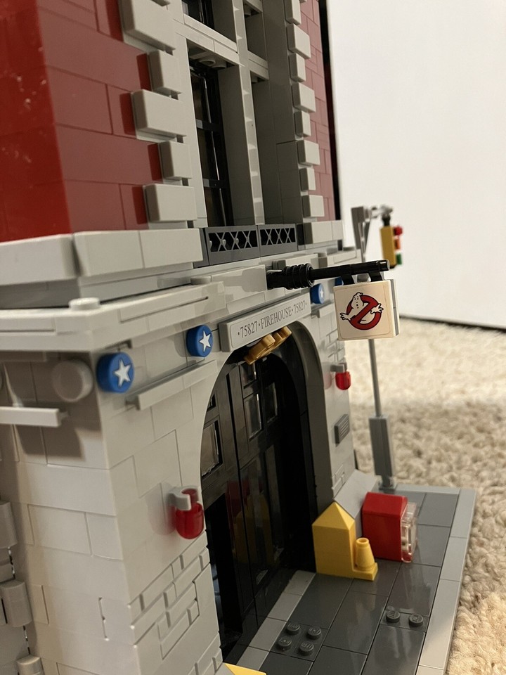 Lego Ghostbusters firehouse 75827 *7 Missing Pieces, REPLACED, NO BOX