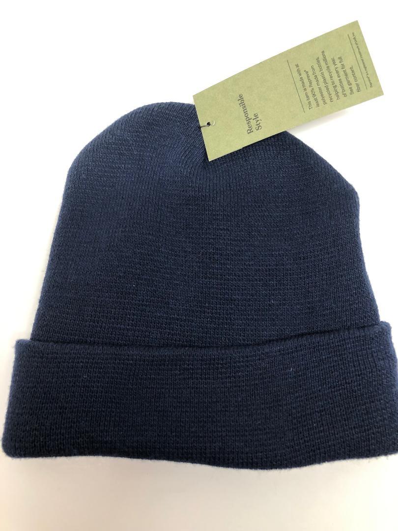 NEW Goodfellow & Co Beanie Cuffed Knit Hat Dark Blue or Dark Gray eBay