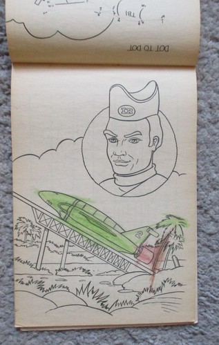 THUNDERBIRDS Colouring & Activity Pad (1992) ITC Entertainment Group Ltd. - Picture 4 of 10