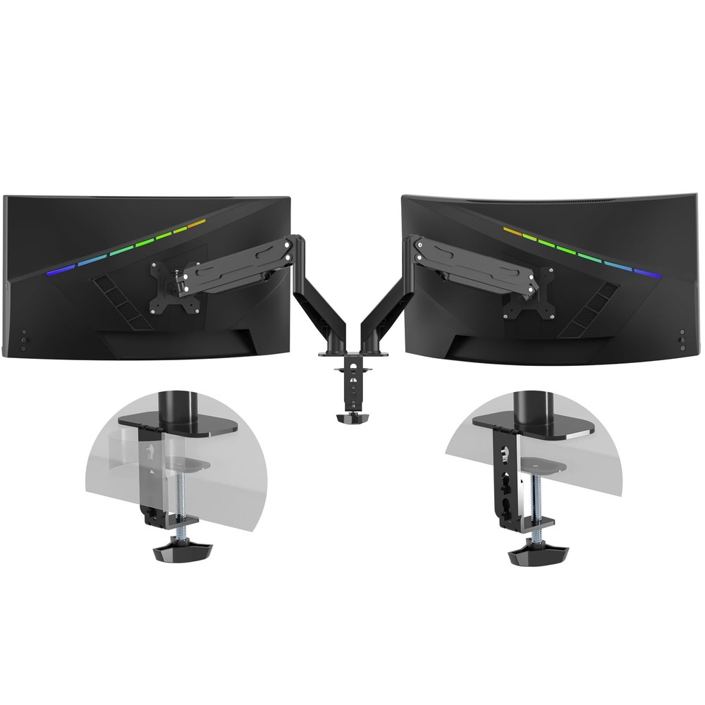 Dual Monitor Arm 32inch, Dual Monitor Mount, Monitor Desk Mount, Dual Monitor...