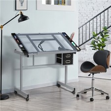Höhenverstellbarer Zeichentisch mit Kippbarer Tischplatte für Architekten