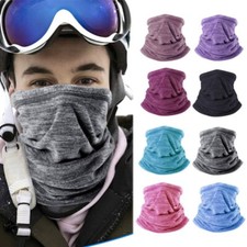 Fleece Warmer Windproof Winter Neck Gaiter Cold Weather Face Mask For Men Women