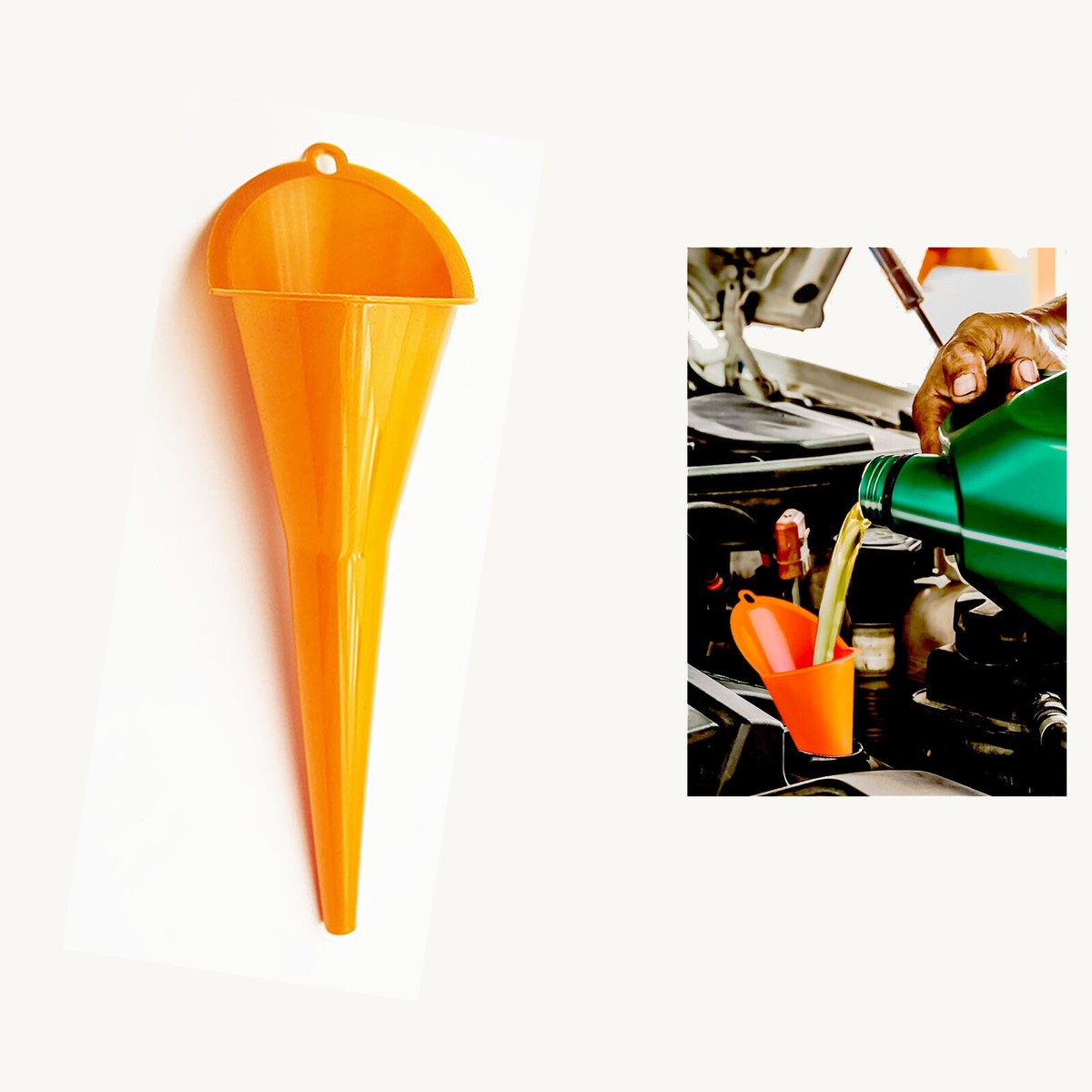 Fuel Type Diesel Car Auto Engine Silicone Funnel Gasoline Oil Fuel ...