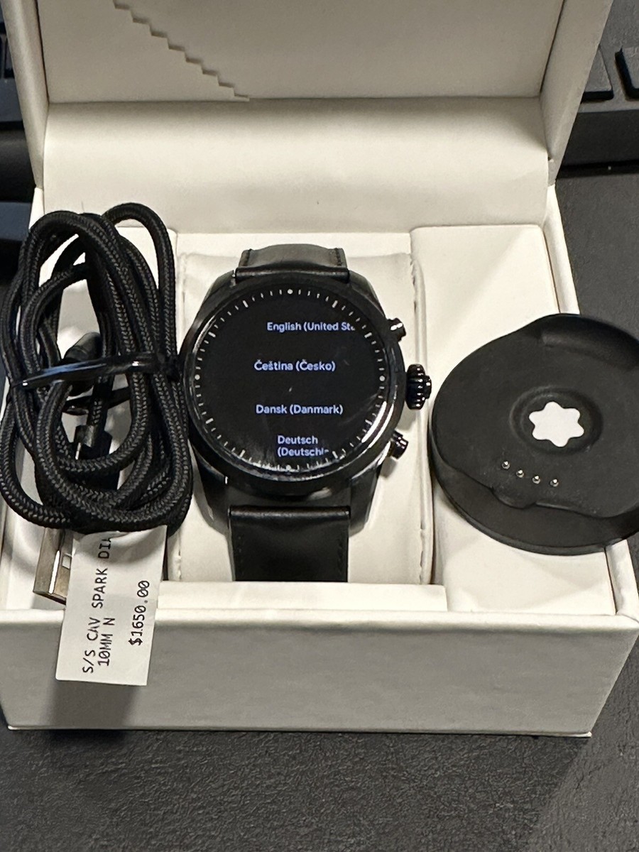 Montblanc 7483 Summit 2 42mm Stainless Steel Smart Watch LEATHER