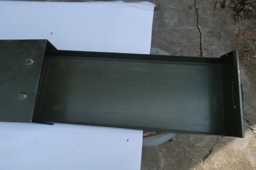 vintage safe-t-stak metal storage drawer 24 x 9 1/2 x 4 1/2" - Picture 8 of 8
