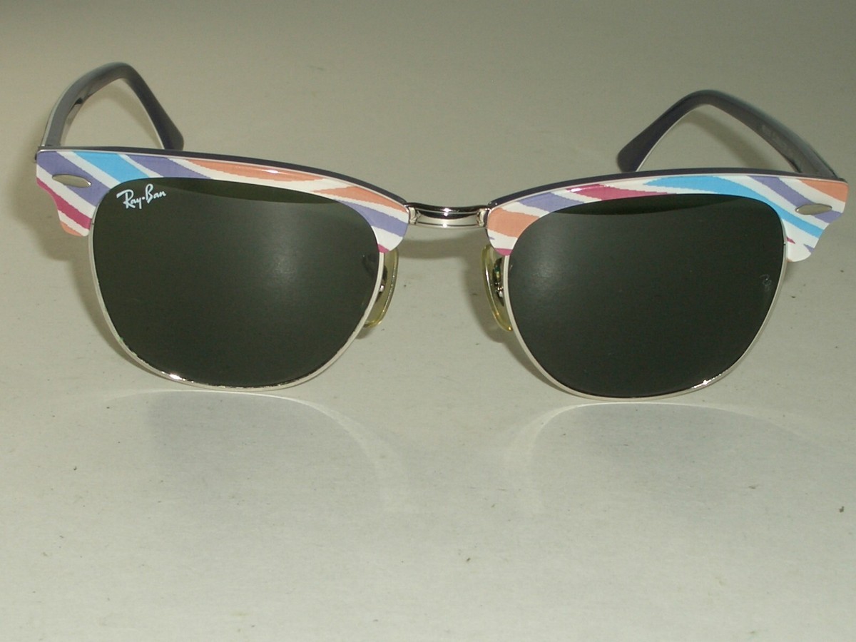 49[]21mm RAY BAN ITALY RB3016 1014 MULTI-COLOR G15 UV CLUBMASTER