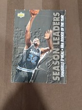 Shaquille O'Neal 1993-94 Upper Deck Season Leaders NBA Rookie of the Year Magic