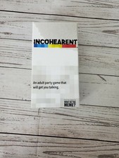 Incohearent Adult Party Card Game That Will Get You Talking 2019. fast shipping 