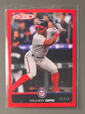 2019 TOPPS TOTAL WAVE 2 #135 WILMER DIFO Red Parallel #'d /10 NATIONALS
