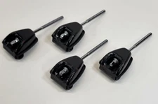 Pearl Hardware Bass Drum Claws and Tension Rods -Black (4 pcs)