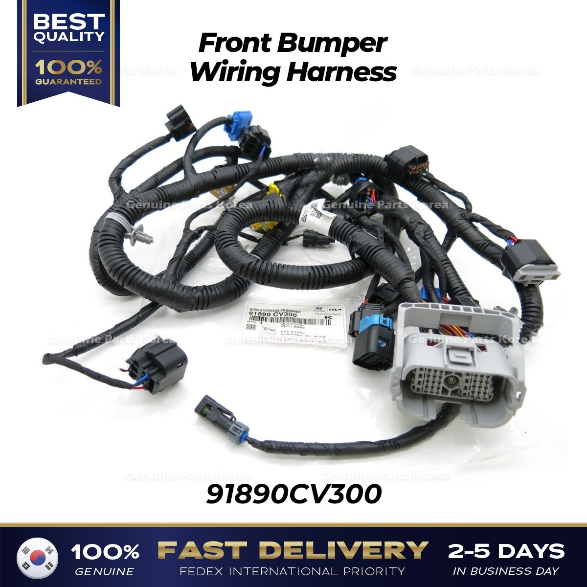 ⭐Genuine⭐ Front Bumper Wiring Harness 91890CV300 for Kia EV6 | eBay