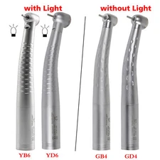 Dental Fiber Optic LED Handpiece / High Speed No LED Fit KaVo 4/6 Hole Coupling