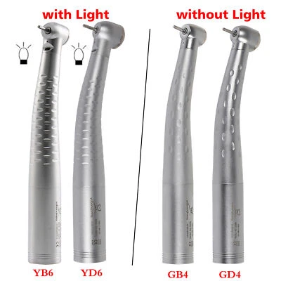 YABANGBANG Dental LED Fiber Optic High Speed Handpiece 4/6Hole Quick Coupling Fit KaVo UK
