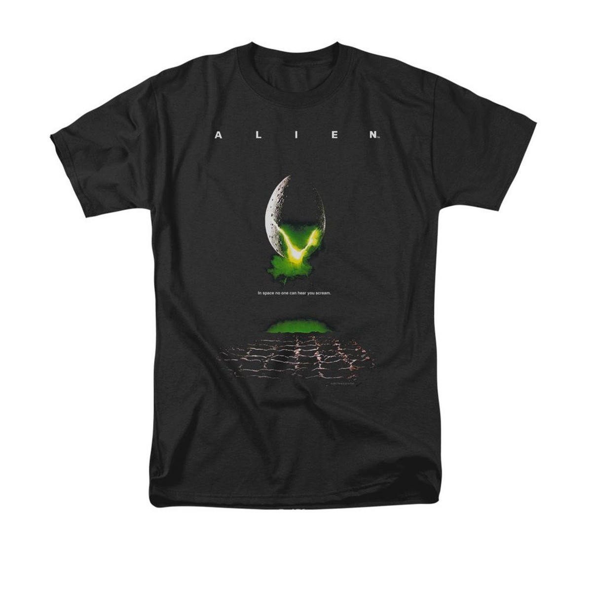 ALIEN In Space No One Can Hear You Scream SHIRT Horror Sci-Fi