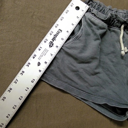 ZARA Kids Girls Drawstring Shorts Grey Size 8 128cm - Picture 7 of 8