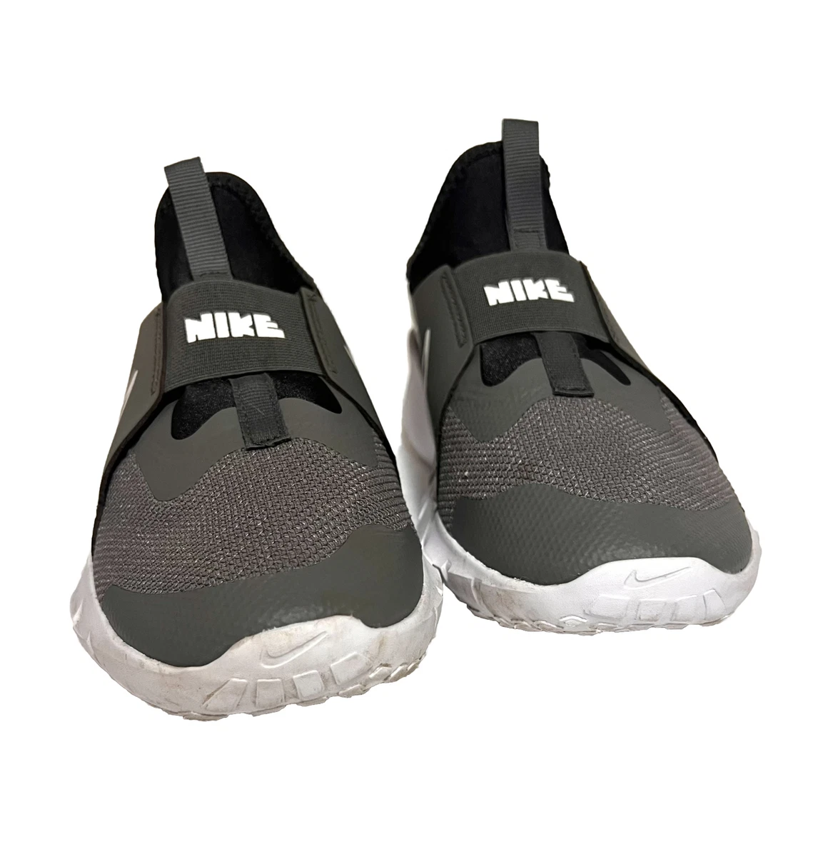 Running Kid Flex Slip | 2 DJ6038-003 Gray On Pewter White Runner GS 5Y eBay Shoe Nike