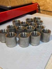 15 -SS 304 Female Threaded Straight Pipe Fitting Coupling 1-1/4" to 1-1/4" BSPT