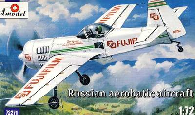 Amodel Sukhoi Su-31 Russian aerobatic aircraft Kunstflugzeug 1:72 Fujifilm FedEx