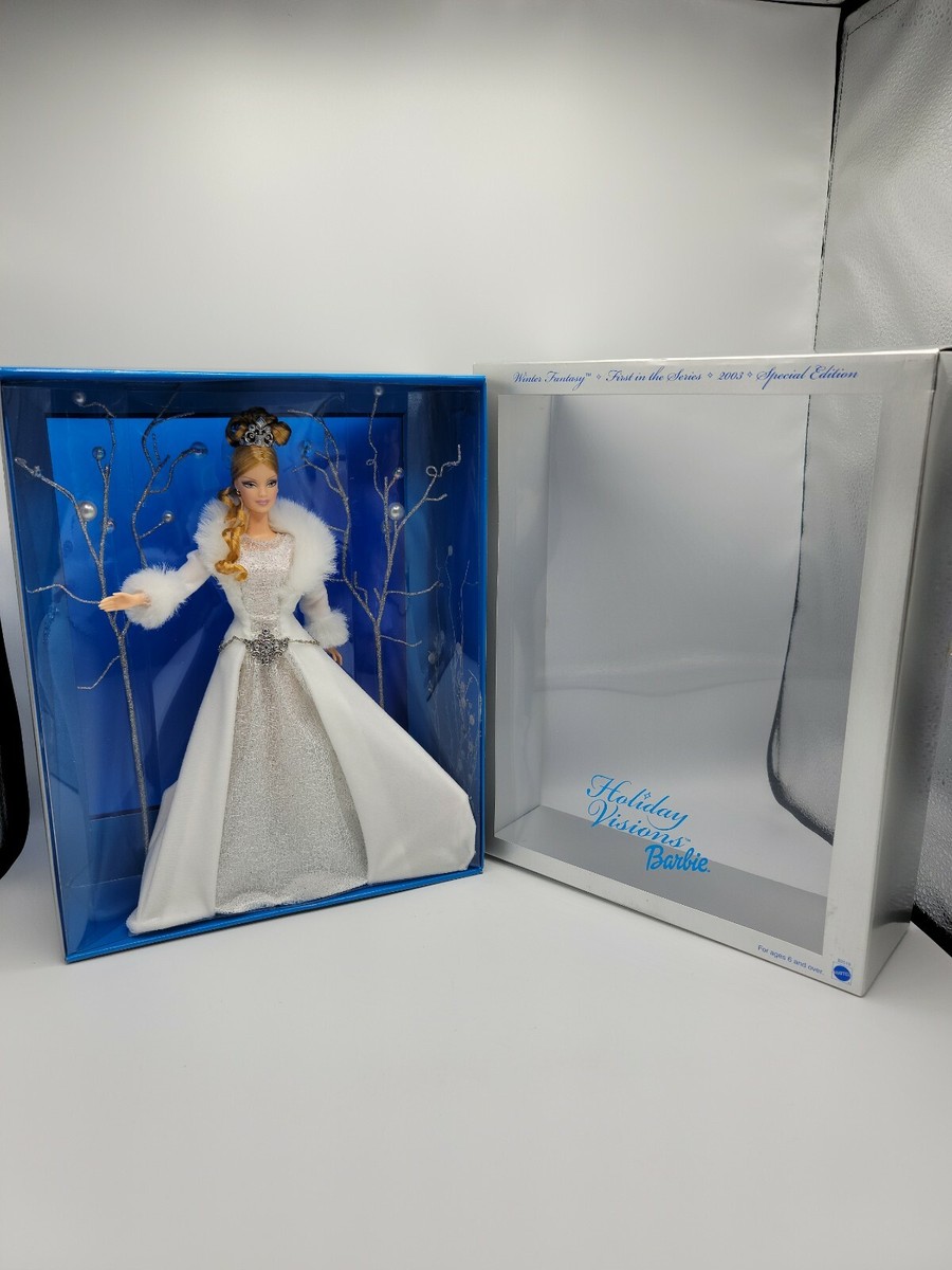 2003 Holiday Visions Winter Fantasy Barbie Doll First in Series | eBay