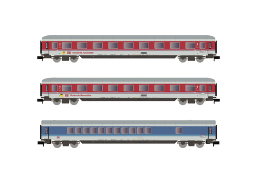 Arnold HN4365 Spur N DBAG Rollende Rastststatte Orient rot/weiß Reisezugwagen Set (3) V