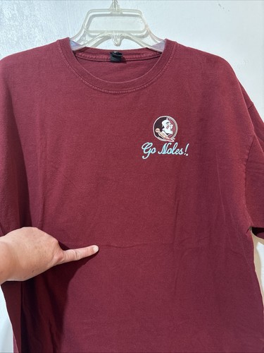 Florida State Seminoles T-Shirt Donna XL Granato Tradizione del Sud Preppy FSU - Foto 5 di 5