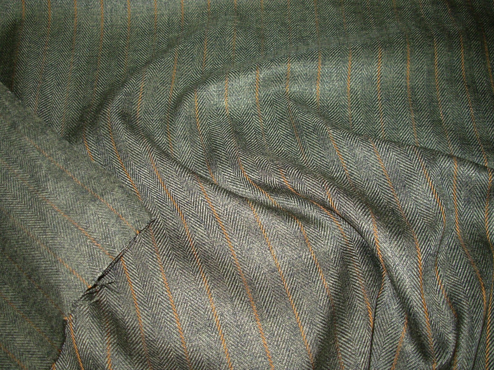 10 YDS P KAUFMANN SWAGGER HERRINGBONE FAUX WOOL UPHOLSTERY FABRIC FOR LESS WYPRZEDAŻ, oryginalna gwarancja!