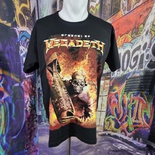 Megadeth Arsenal Of Megadeth Early 2000s Rock Dreams Shirt NWT Size XLarge B4
