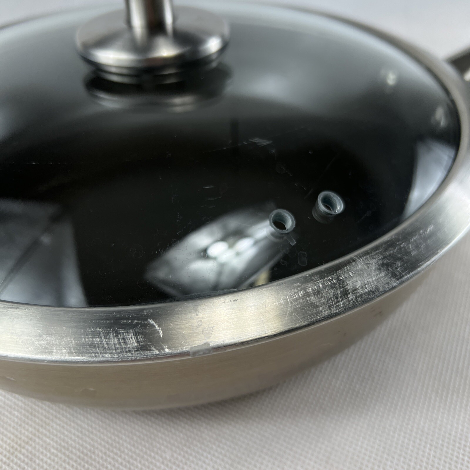 Titanium Scanpan Scanpan CTQ Ceramic Titanium K-03 Induction Frying Pan Non Stick 10.5 ...