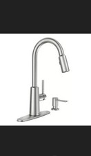 New Moen Nori Spot Resist Stainless One Handle Pulldown Kitchen Faucet 87066SRS