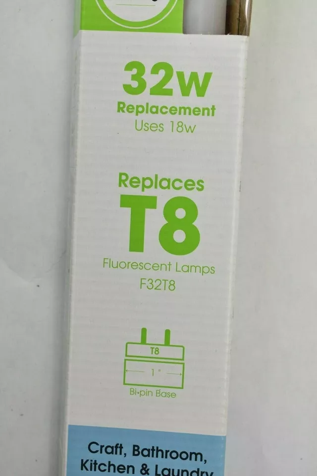 Feit F32T8 Electric Replaces T8 2 Plug & Play LED Light Bulbs 1800 Lumens 4' - Image 3 of 4