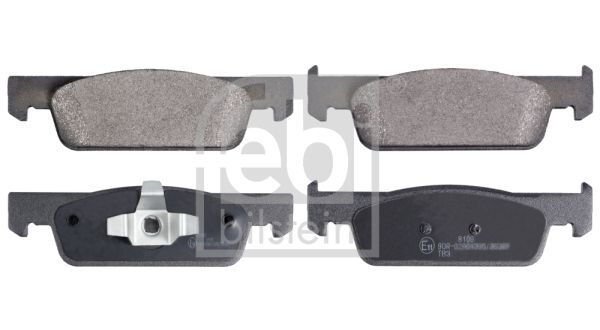 Febi Bilstein 16965 Bremsbelagsatz, Scheibenbremse FüR Dacia Renault Smart-image