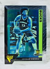 2020-21 PANINI FLUX BASKETBALL #237 JORDAN NWORA RC ROOKIE CARD (BUCKS)
