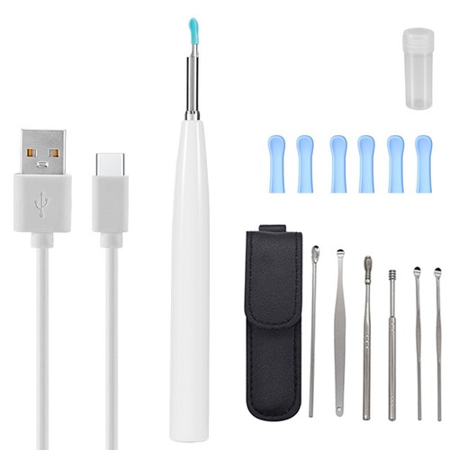 Wireless Ear Wax Remover 1080P HD Camera Ear Endoscope Spoon Pick Cleaning Kits - Picture 11 of 11