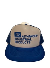 Vintage 80’s AIP Advanced Industrial Products Snapback Trucker Hat