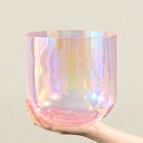 CVNC 6 Inch Chakra Alchemy Color Cosmic Clear Crystal Sing Bowl Sound Heal Reiki - Picture 9 of 24