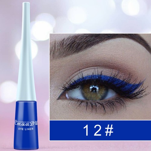 Colorful Eyeliner Gel Shadow Long Lasting Eye Liner Pen Waterproof Black Makeup - Picture 64 of 89