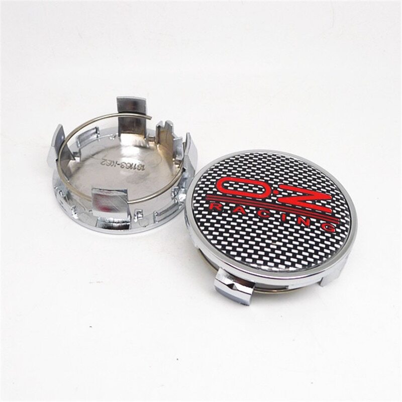 4pcs 62 mm for OZ Racing Black White Greed Alloy Wheel