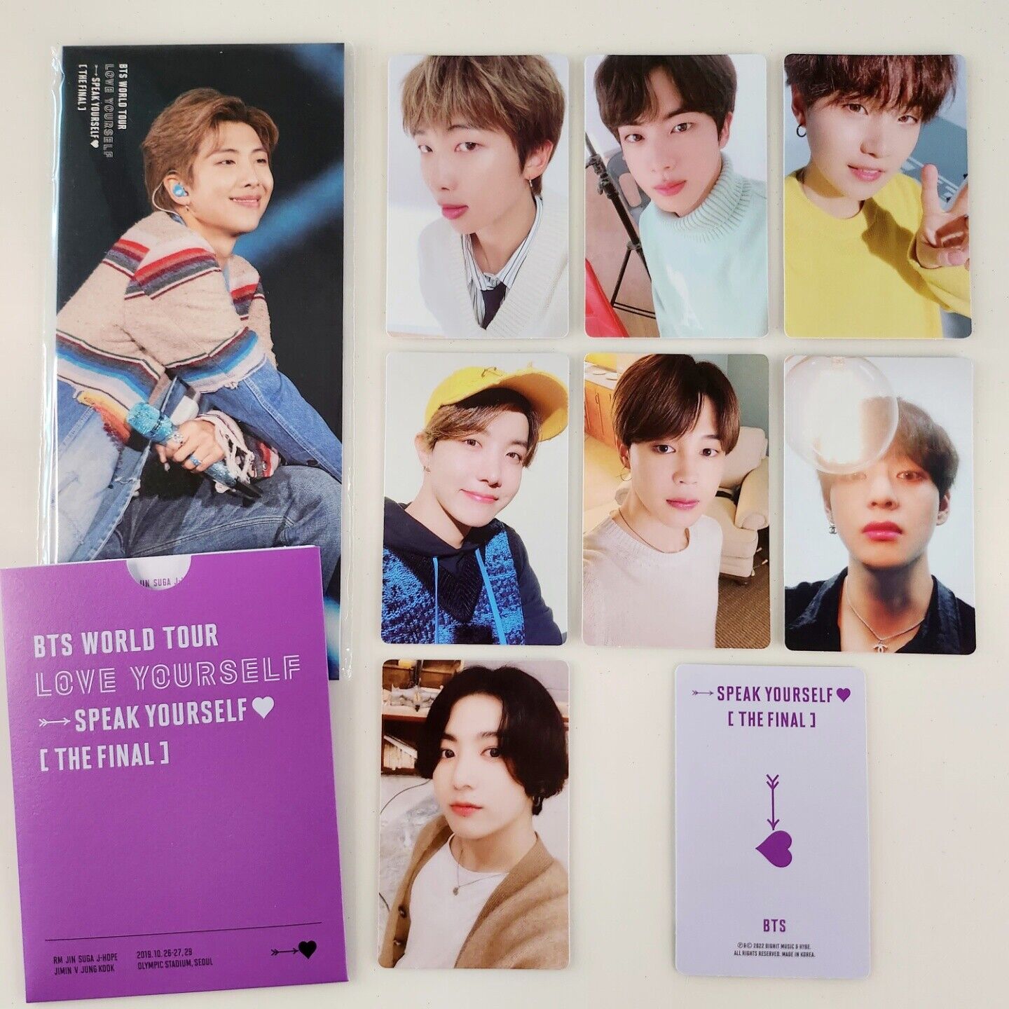 Bts-World Tour 'Love Yourself : Speak Yourself' [The Final] Dvd Photo Card  | Ebay