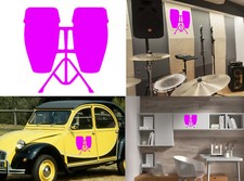 Timbal B, Adesivo In Vinile